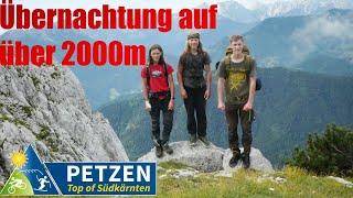 Übernachtung am Kordeschkopf - Petzen | Biwak auf über 2000 meter am Gipfel | Outdoor & More