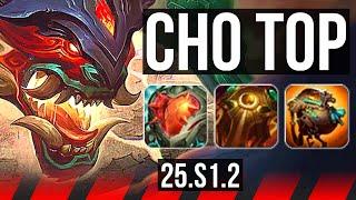 CHO'GATH vs GAREN (TOP) | NA Grandmaster | 25.S1.2
