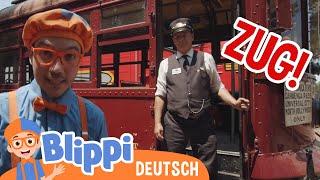 Blippi Deutsch als Zugführer