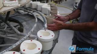 Saint-Gobain Formula, Ceramic Tableware Manufacture – Slip Casting and Jiggering