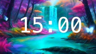 15 Minute Countdown Timer with Alarm | Fantasy Worlds| Calming Music | Classroom Timers