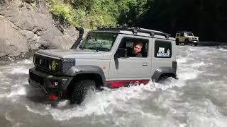 Cross the river  Jimny 梅雨季多望の黑水 #jimny #offroad #4x4 #jb74 #jb43 @alanoffroad