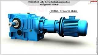 Bevel Helical Geared Motor, AK series Helical Bevel Geared Motor