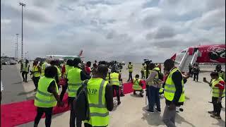 The FIFA World Cup trophy arrives in Ghana  #PrimaMedia #PrimaSports