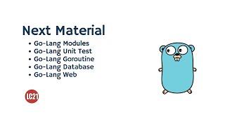 Golang standard library - Next material Part 19