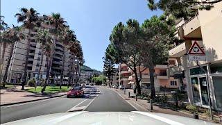 Driving from Imperia to Sanremo Italy