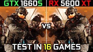 GTX 1660 Super vs RX 5600 XT | Test in 16 Games at 1080p | Which One is Better?  | 2023