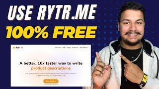 How To Use Rytr.Me AI Writing Tool For Free  | Best AI Writing Tool For Bloggers c