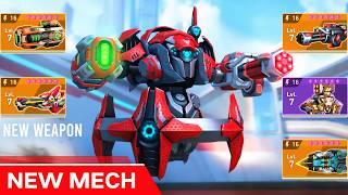 NEW MECH Outlaw & NEW WEAPON Tetra Rifle 16 - Mech Arena