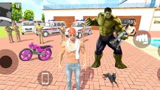  Hulk Kidnapped Franklin  Indian Theft Auto  Indian Bike Driving 3d  New Update