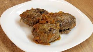 Гречаники по-украински готовим дома / Buckwheat cutlets with meat  English subtitles