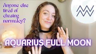 AQUARIUS FULL MOON | When staying the same doesn't work ANYMORE | August 19, 2024