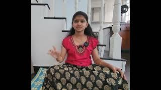 Sri Jagadeshwari by Ananya Sanoob, student of Swarathmika Fine Arts
