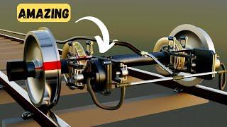 Amazing Engineering Behind Train Brake System - 3D Animation