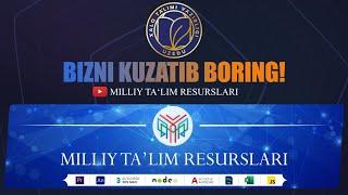 Milliy ta'lim resurslari kanaliga xush kelibsiz!