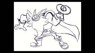 SONIC VILLAINS | How to Draw Naugus ( with Commentary BY Naugus )