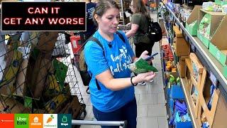 The Instacart Aldi Experience | Doordash, Uber Eats, Instacart, Grubhub Multi-App Ride Along