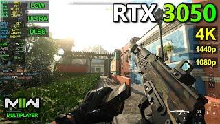 RTX 3050 | COD Modern Warfare 2 - 1080p, 1440p, 4K - Low & Ultra settings