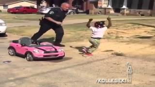 Police Officer Chases Down Little Black Girl