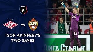 Igor Akinfeev's Amazing Saves Against Spartak | RPL 2019/20