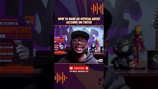 How To Make An Official Artist Account on TikTok  #tiktok #tiktokmusic #independentartist