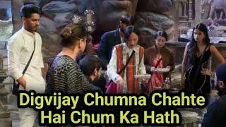 bigg boss 18 live : Chum Ke Hathon Ko Kyu Chumna Chahte Hai Digvijay , Chum Ke Hue Diggy Deewane