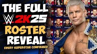 WWE 2K25 Roster Reveal 350+ SUPERSTARS CONFIRMED!!
