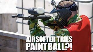 Airsofter tries paintball?! | Sissos Juvanmalmi | Taajuus Airsoft