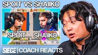 Former Siege Coach Reacts to Shaiiko vs Spoit (GREATEST 1v1 EVER?)