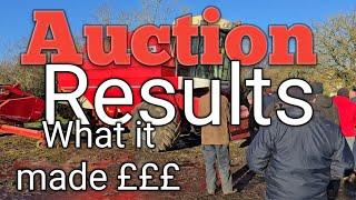 Live Retirement Auction. Mowers parts Tractors and workshop. What it all made.