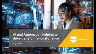 ENFP Progam - AI & Automation - helping to drive transformational change!