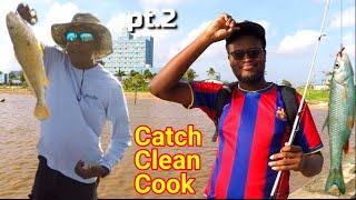 Guyana Fishing w/ @ITSOURLIFEARD (Catch Clean n Cook) AMSR pt2 - PhilipVlogsMD