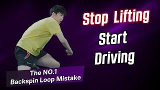 Stop Lifting, Start Driving: The #1 Backspin Loop Mistake!