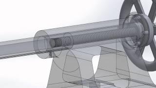 Lathe Tail Stock Mechanism