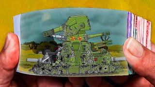 KV-44 M2 DIED Flipbook Animation | Tank Battle