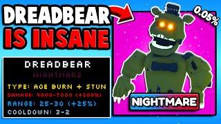 I Got DREADBEAR NIGHTMARE And SPENT 100,000 PUMPKINS! (Five Nights TD)