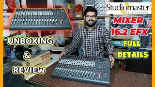 STUDIOMASTER DC 16.2 EFX MIXER CONSOLE | 16 चैनल में Echo वाला मिक्सर |