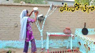 Sham Ki Special Routine || Pakistan Life || Village Life || Village Joint Family