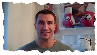 Message from Wladimir Klitschko to his Fans - after his TKO win against Mormeck