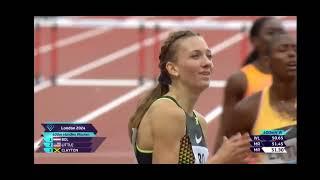 London Diamond League 2024 400m Hurdles Femke Bol