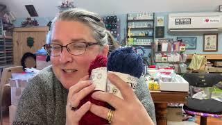 FLOSSTUBE #67- The Northwoods Stitcher: Lori (Spools!) gave me a bag 'o' stitchy goodies!!!