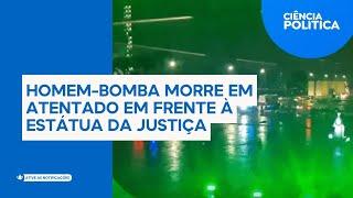 Homem-bomba morre após atentado em frente à estátua da Justiça