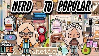 NERD TO POPULAR ll *WITH VOICE*ll Toca Boca Roleplay ll Tiktok