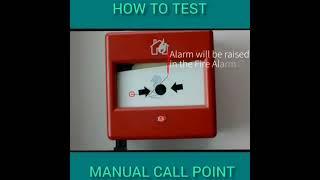 How to test fire alarm call points with keys