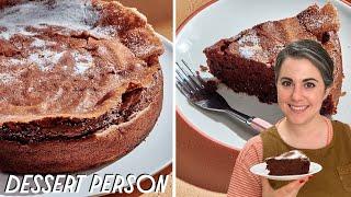 The Best Flourless CHOCOLATE CAKE with Claire Saffitz | Dessert Person