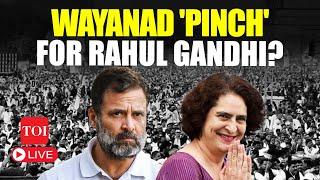 LIVE | Rahul Gandhi 'Stunned' As Priyanka Springs Wayanad Surprise | Lok Sabha By-election