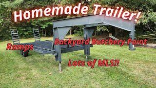 Homemade Trailer Part 7 | Ramps, Paint and MLS!!