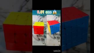 3x3 and 5x5 rubik's cube solve in a second  #trending #cubber #rubikscube #shortvideo