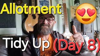 Allotment Tidy Up (Day 8) | Digging For Victory | Dave's Allotment Garden | August 2024