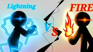 Lightning Vs Fire | Flipaclip animation